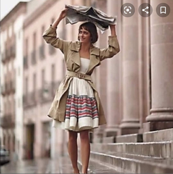 Floreat Dresses & Skirts - Anthropologie Floreat Strapless Linen Dress